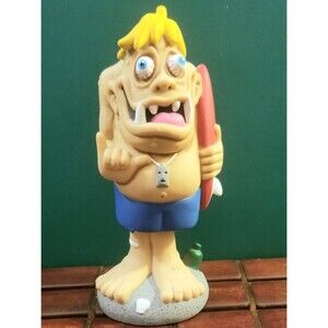 2001 Surf Dude Wacky Wobbler Bobble Head Funko 6.5" High